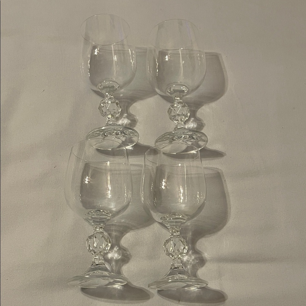 Elegant Crystal Wine Glass Set - Bohemian ?‎